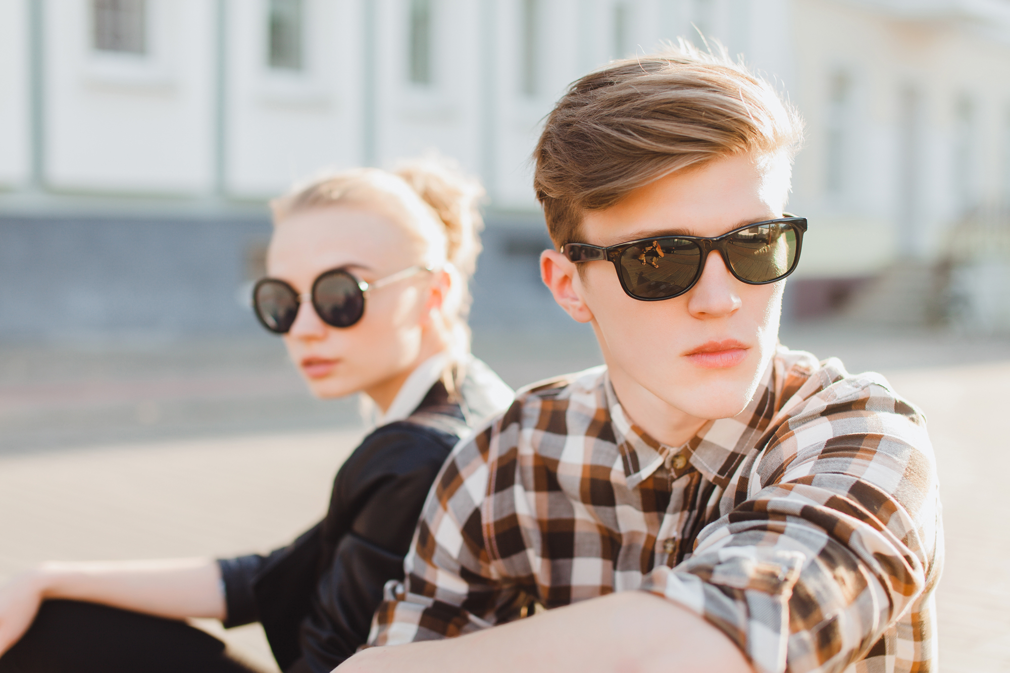 Contemporary men's haircut and styling options